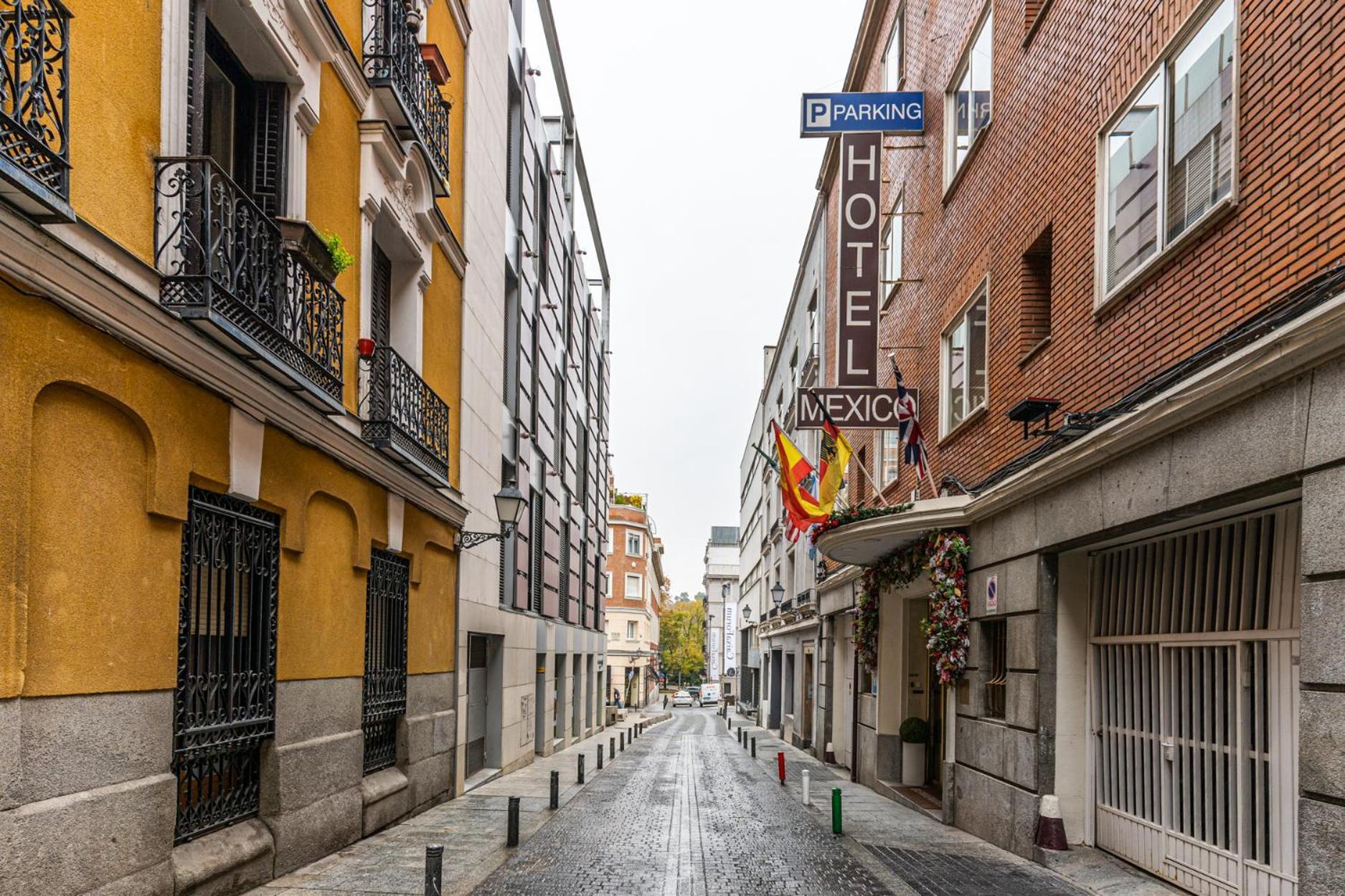 Hotel Mexico Madrid Bagian luar foto